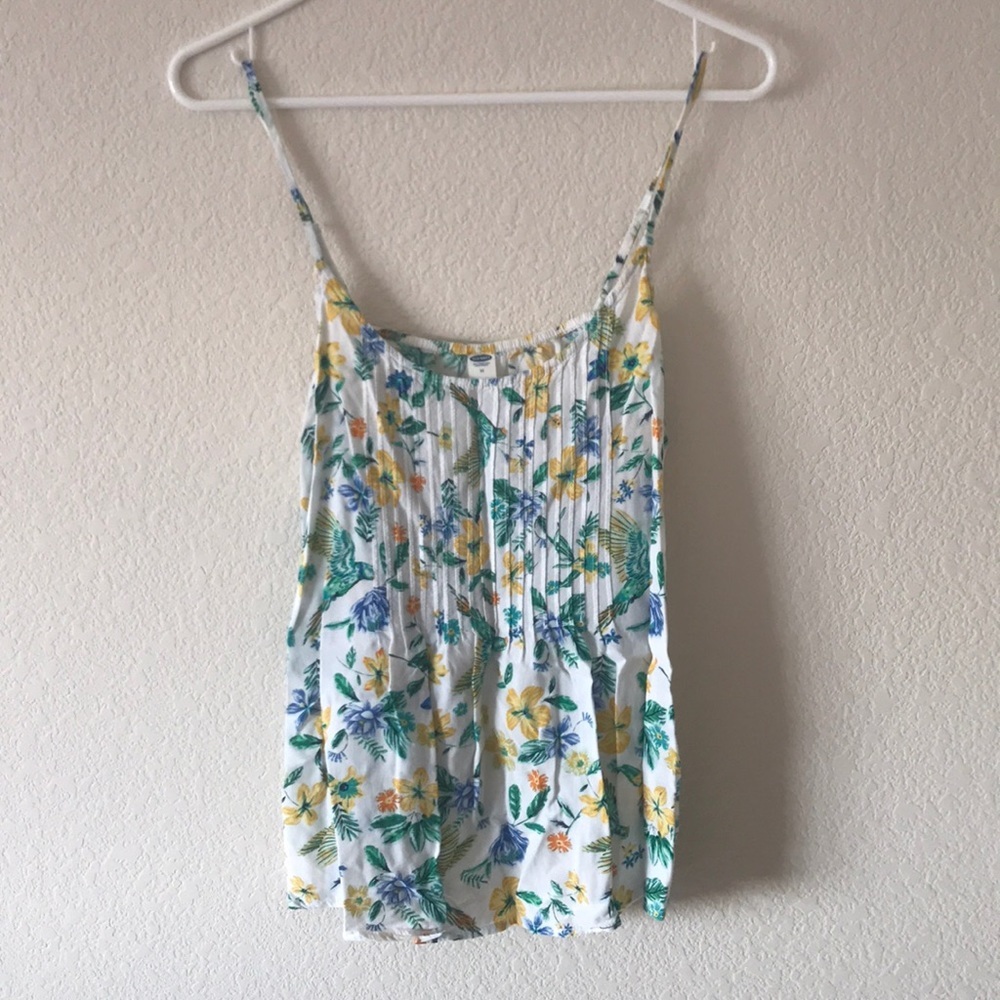 Tropical Printed Tank Top